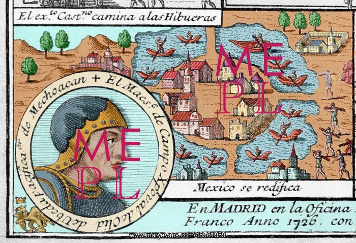  : Cristobal de Olid (1488-1524). Spanish conqueror. Colored en