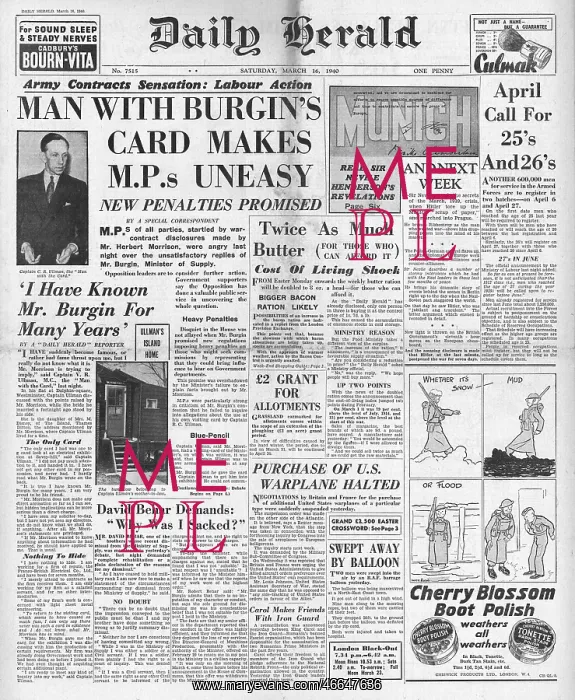: Criticism of Mr Bergin, Minister of Supply : Criticism of Mr Bergin, Minister of Supply