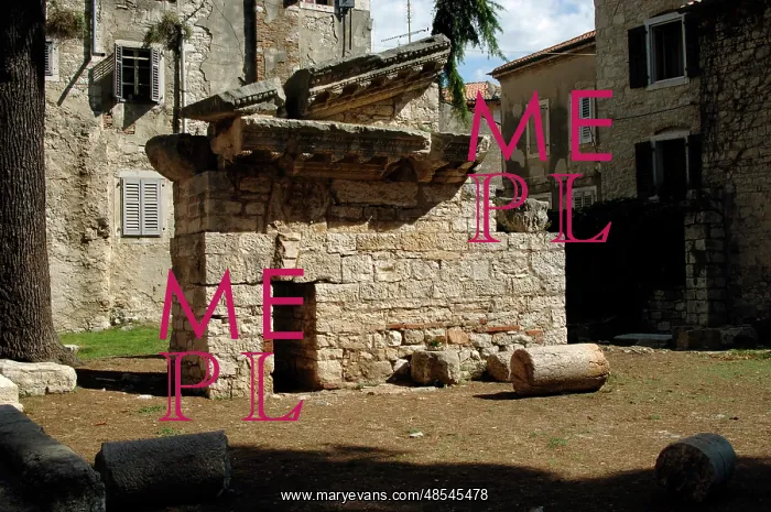  : Croatia. Porec. Roman Temple