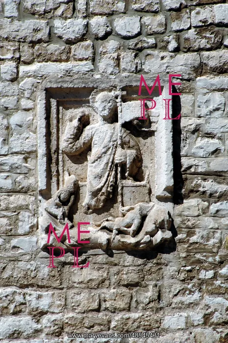  : Croatia. Pula Cathedral. Relief