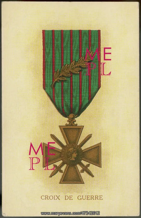  : CROIX DE GUERRE CARD