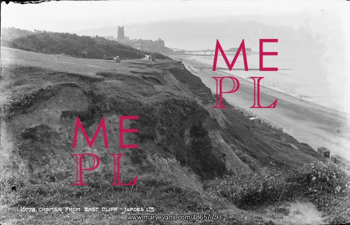 : Cromer from East Cliff : Cromer from East Cliff