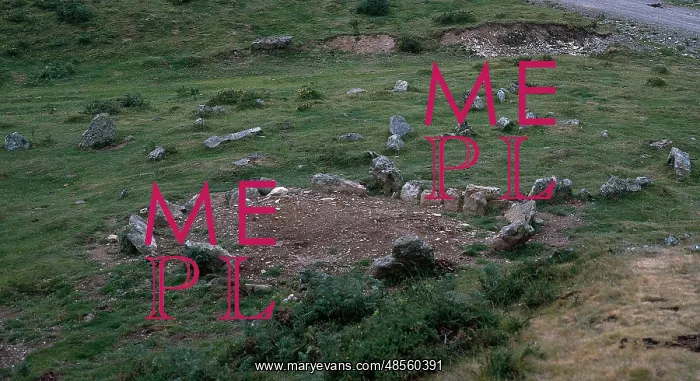  : Cromlechs of Azpegi. Megalithic monument. Near Orbaitzeta. N