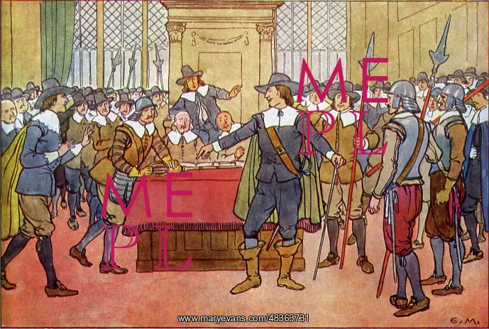 : Cromwell dissolving the English Parliament : Cromwell dissolving the English Parliament