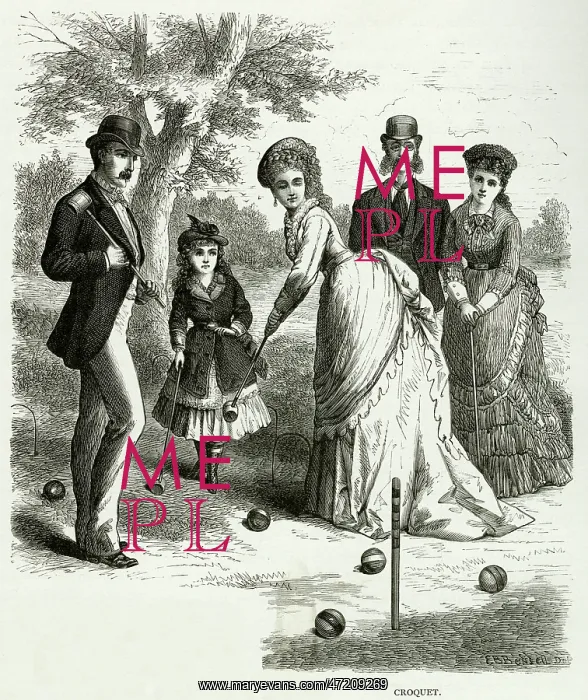 : Croquet Game, USA : Croquet Game, USA