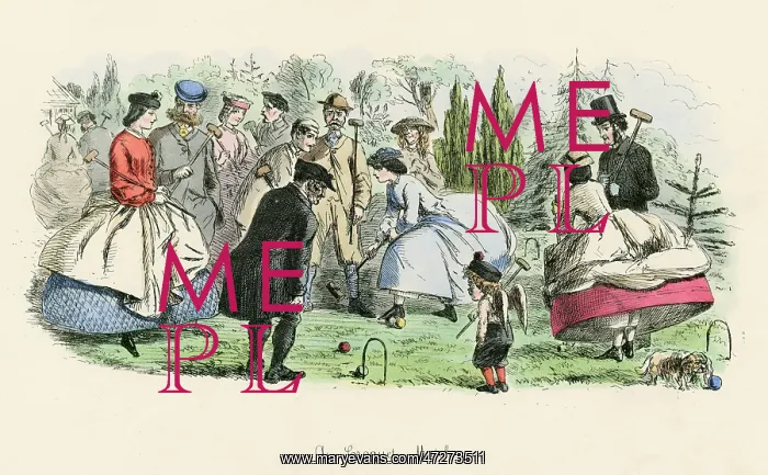  : Croquet Match 1862