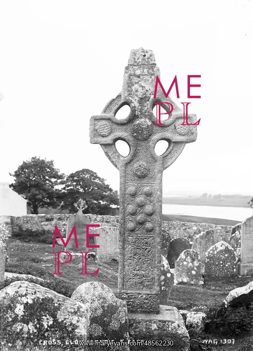 : Cross, Clonmacnois, East Face : Cross, Clonmacnois, East Face