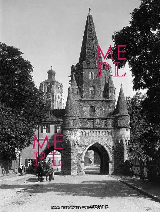 : Cross Gate in Ingolstadt, 1929 : Cross Gate in Ingolstadt, 1929