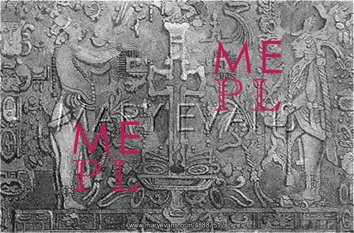 : CROSS AT PALENQUE : CROSS AT PALENQUE