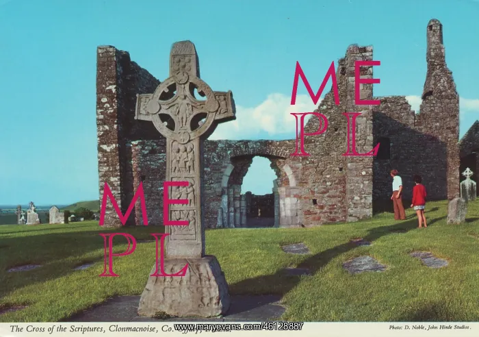 : Cross of the Scriptures, Clonmacnoise, County Offaly : Cross of the Scriptures, Clonmacnoise, County Offaly