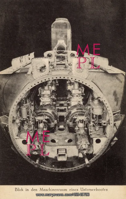  : Cross-section of a U-boat engine room