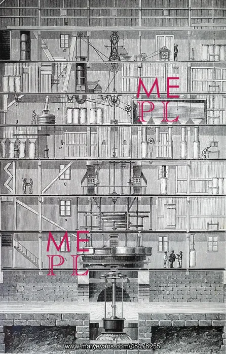 : A cross-section view of one of the flour mills at Corbeil : A cross-section view of one of the flour mills at Corbeil