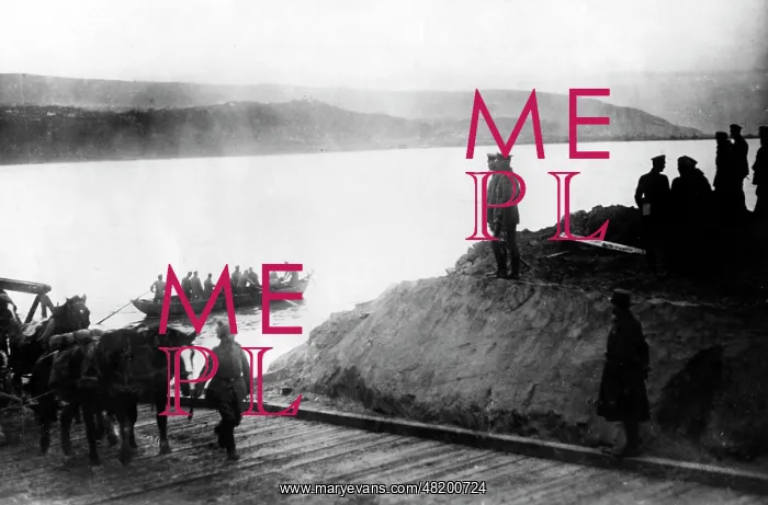 : Crossing the Danube, 1916 : Crossing the Danube, 1916