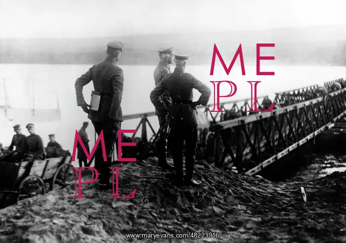 : Crossing the Danube, 1916 : Crossing the Danube, 1916