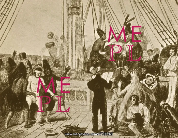 : Crossing the Equator, HMS Beagle, 1832 : Crossing the Equator, HMS Beagle, 1832