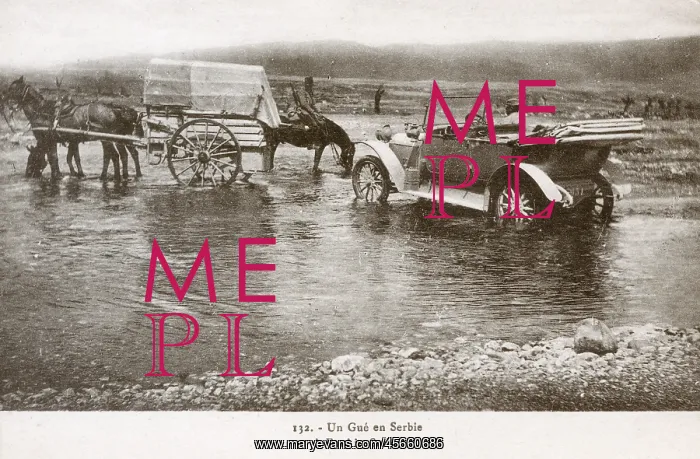 : Crossing a ford - Serbia : Crossing a ford - Serbia