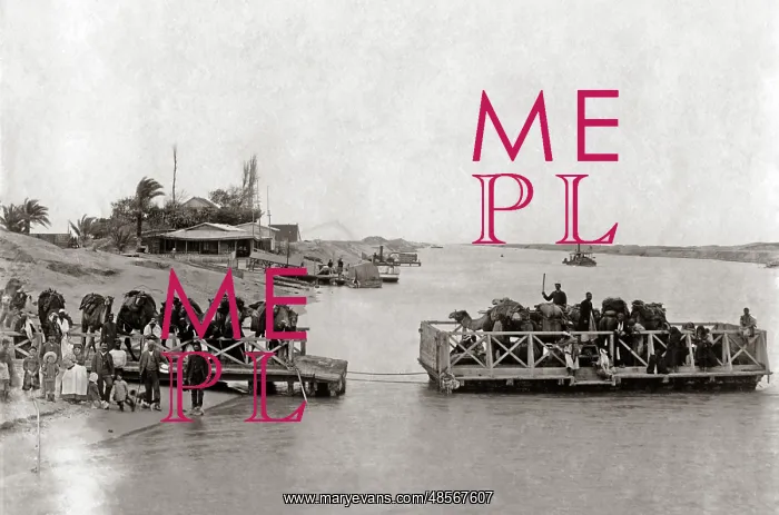  : Crossing the Suez Canal, circa 1880s