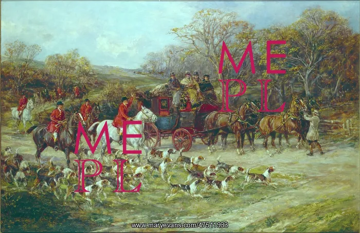 : At the Crossroads ' hunting scene : At the Crossroads ' hunting scene