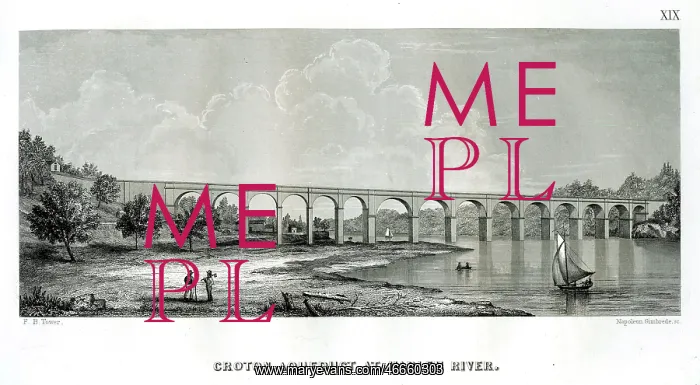 : Croton aqueduct at Harlem River : Croton aqueduct at Harlem River