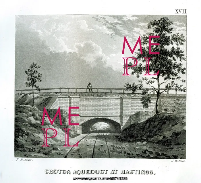 : Croton aqueduct at Hastings : Croton aqueduct at Hastings