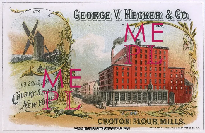 : The Croton Flour Mills of George V. Hecker & Co. - New York : The Croton Flour Mills of George V. Hecker & Co. - New York