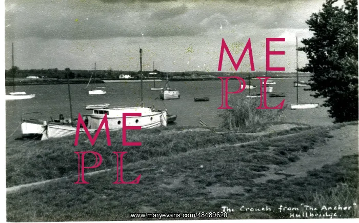 : Crouch from Anchor, Hullbridge, Essex : Crouch from Anchor, Hullbridge, Essex
