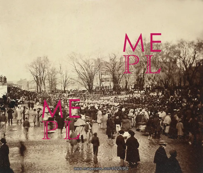 : The crowd at Abraham Lincoln's second inauguration ? : The crowd at Abraham Lincoln's second inauguration ?