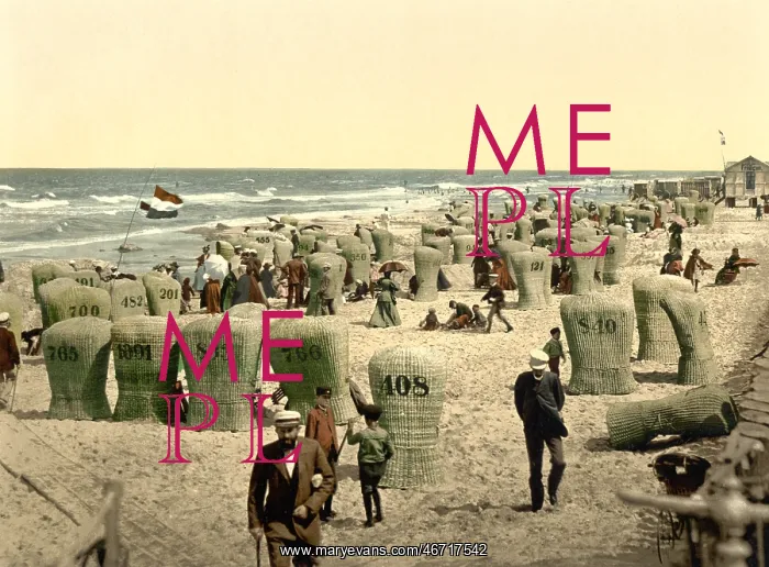 : Crowd - Beach - Water - Norderney - Germany : Crowd - Beach - Water - Norderney - Germany