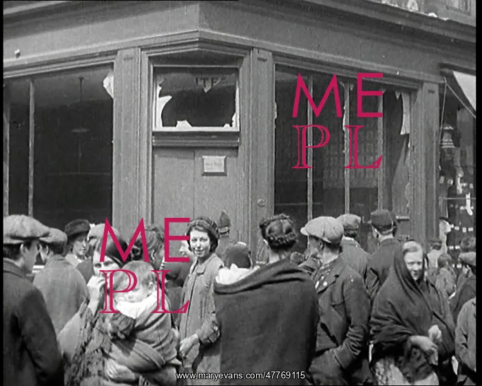 : Crowd Of British People Standing Outside A : Crowd Of British People Standing Outside A