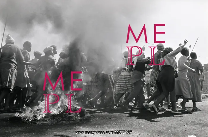 : A crowd of chanting men and women, some armed : A crowd of chanting men and women, some armed