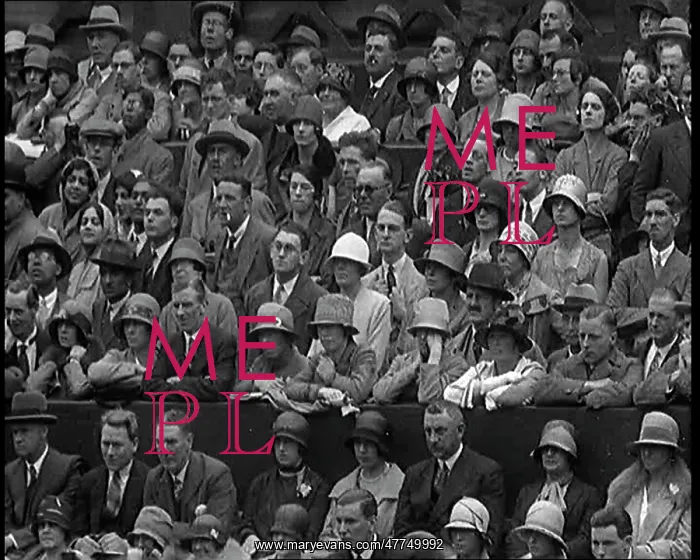 : A Crowd Of Civilians At Centre Court At The : A Crowd Of Civilians At Centre Court At The