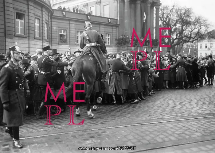 : Crowd control on the Day of Potsdam, 1933 : Crowd control on the Day of Potsdam, 1933