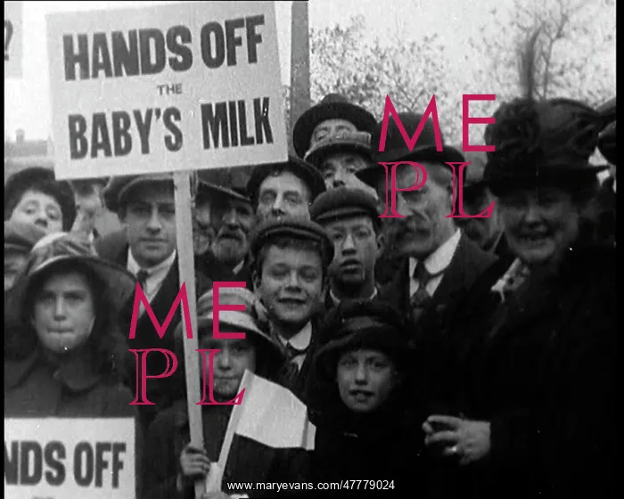 : A Crowd Is Demonstrating Against Wartime Shortages : A Crowd Is Demonstrating Against Wartime Shortages