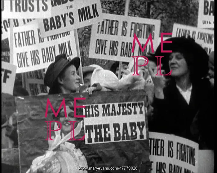 : A Crowd Is Demonstrating Against Wartime Shortages : A Crowd Is Demonstrating Against Wartime Shortages