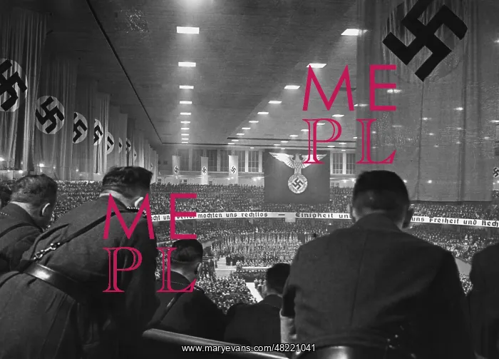 : Crowd in the Deutschlandhalle, 1936 : Crowd in the Deutschlandhalle, 1936