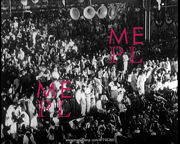 : A Crowd Gathers in an Auditorium to Listen to Speeches : A Crowd Gathers in an Auditorium to Listen to Speeches