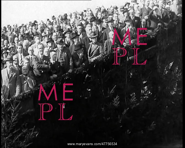 : A Crowd of German Men on Standing on a Raked : A Crowd of German Men on Standing on a Raked