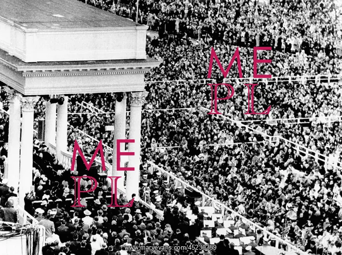 : Crowd at the Inauguration of Richard Nixon. ? : Crowd at the Inauguration of Richard Nixon. ?