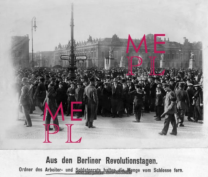 : Crowd at the Lustgarten during the days of : Crowd at the Lustgarten during the days of