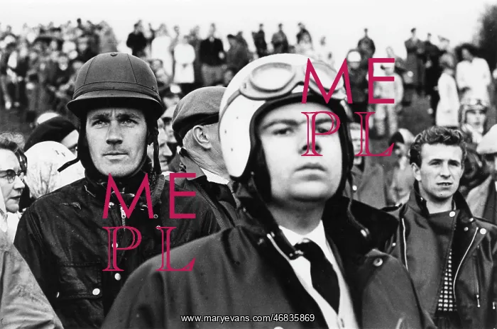 : Crowd at a motor cycle scramble : Crowd at a motor cycle scramble