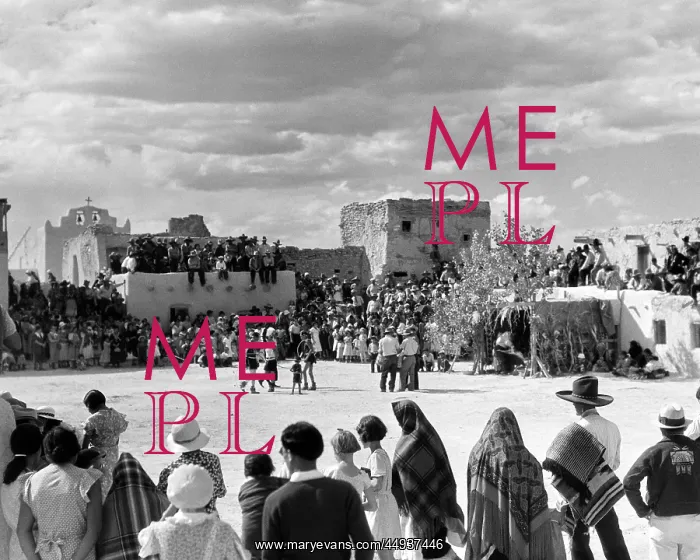 : Crowd of Native American Indian People Gathered for : Crowd of Native American Indian People Gathered for