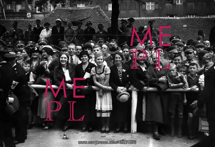 : Crowd at the Nuremberg Rally, 1934 : Crowd at the Nuremberg Rally, 1934