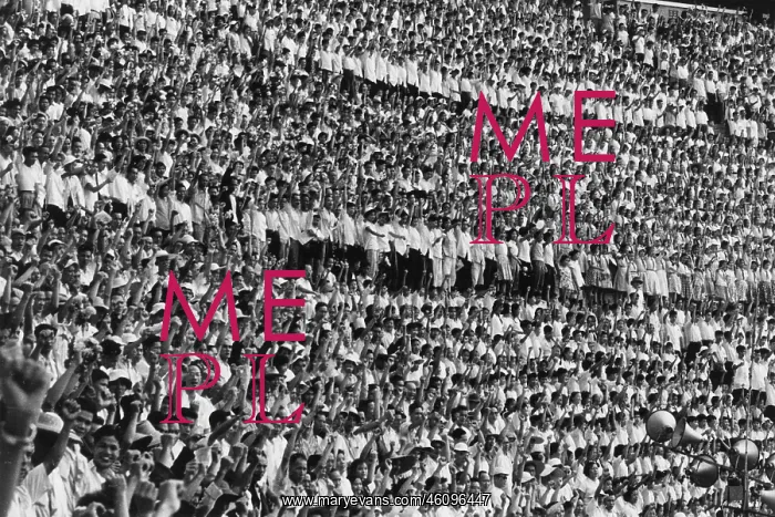 : Crowd of people, Canton stadium, China : Crowd of people, Canton stadium, China