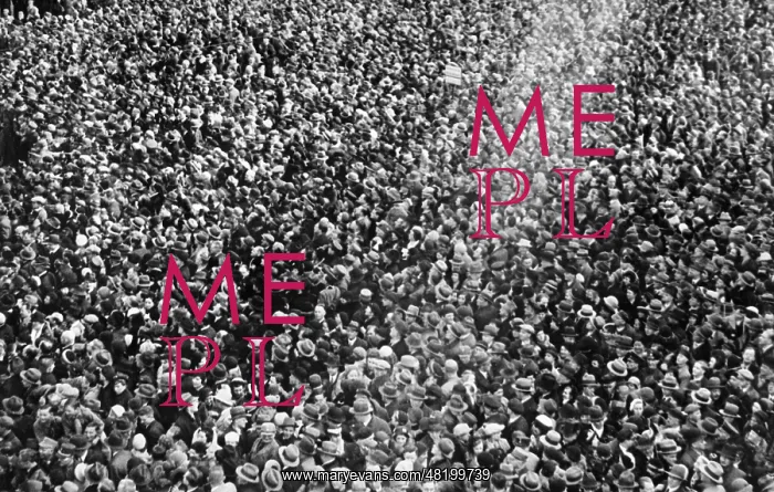 : Crowd of spectators on the Day of Potsdam, 1933 : Crowd of spectators on the Day of Potsdam, 1933