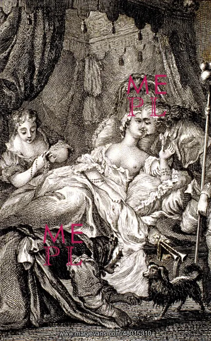: A rather crowded bedroom scene : A rather crowded bedroom scene