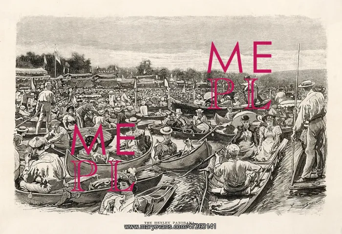 : Crowded River at Henley : Crowded River at Henley