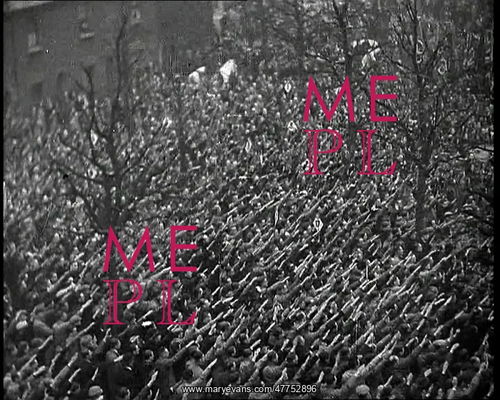 : Crowds Gather at a Fascist Blackshirt Rally : Crowds Gather at a Fascist Blackshirt Rally