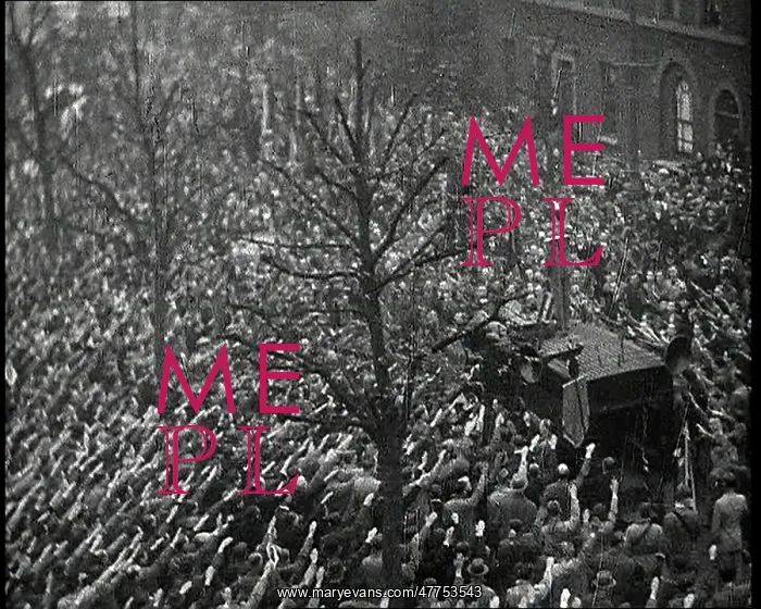 : Crowds Gather at a Fascist Blackshirt Rally : Crowds Gather at a Fascist Blackshirt Rally