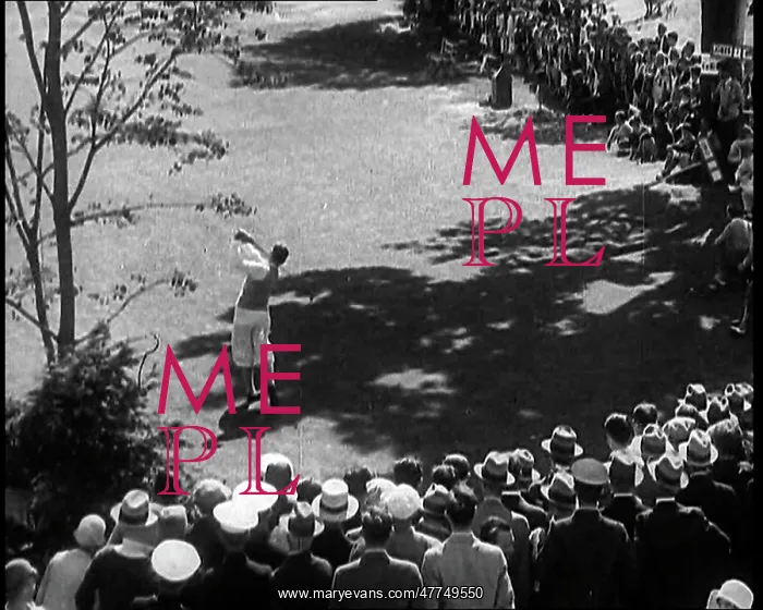 : Crowds Watching a Golfer Teeing Off : Crowds Watching a Golfer Teeing Off