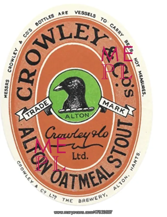 : Crowley & Co Alton Oatmeal Stout : Crowley & Co Alton Oatmeal Stout